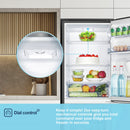 Fridgemaster MC55240DEB Freestanding Fridge Freezer - Black