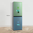 Fridgemaster MC55240DES Freestanding Fridge Freezer - Silver