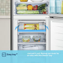 Fridgemaster MC55240DES Freestanding Fridge Freezer - Silver