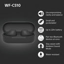 Sony WF-C510 True Wireless Earbuds - Black