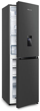 Fridgemaster MC55251DEB Freestanding Fridge Freezer - Black