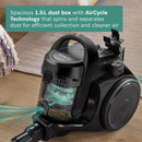 Bosch Serie 2 Corded Bagless Cylinder Vacuum Cleaner