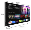 Bush 65 Inch 65UT24SB 4K UHD HDR LED TiVo Freely TV