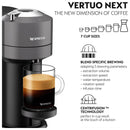 Nespresso Vertuo Next by De'Longhi Pod Coffee Machine - Grey