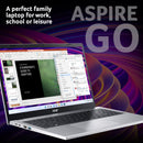Acer Aspire Go 15.6in R3 8GB 256GB Laptop - Silver