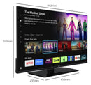Bush 40 Inch 40FT25CB Smart FHD HDR10 TiVo Freely TV
