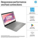 HP 14a-ne1000na 14in Celeron 4GB 64GB Chromebook - Grey