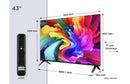 TCL 43 Inch 43SF560-UK Smart FHD HDR QLED Freely TV