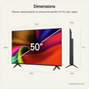 LG 50 Inch 50NU8E0B3LA Smart 4K UHD HDR LED Nano AI TV