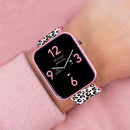 Tikkers Smart Series 13 Pink Camo Silicone Strap Smart Watch