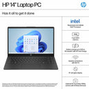 HP 14-ep2001na 14in Intel N1504GB 128GB Laptop
