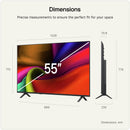 LG 55 Inch 55NU8E0B3LA Smart 4k UHD HDR LED Nano AI TV