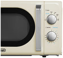 De'Longhi Argento Flora 800W Standard Microwave - Cream