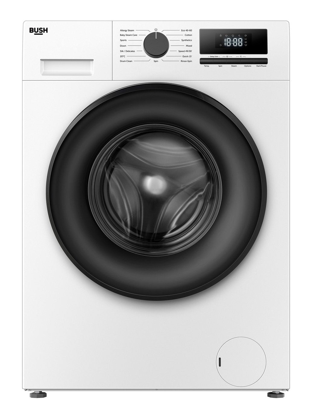 Bush BWM71200W 7KG 1200 Spin Washing Machine - White
